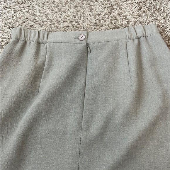 Vintage Knee Length Pencil Skirt Bundle Talbots Wool Sz 8 & Ingenuity Sz 6 - Picture 9 of 12